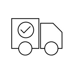 Truck icon symbol vector illustration
