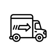 Truck icon symbol vector illustration
