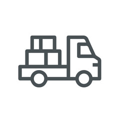 Truck icon symbol vector illustration
