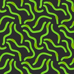 Summer animals seamless warms pattern for wrapping paper and fabrics