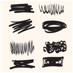 Erase line With illustration style doodle and line art