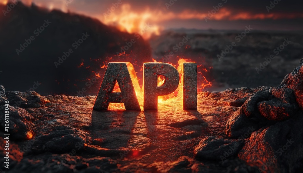 Poster exploring the power of apis in modern software development