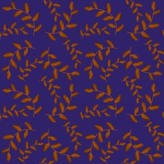 Abstract floral seamless retro flower pattern for fabrics and linens