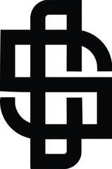 Obraz premium sc logo design