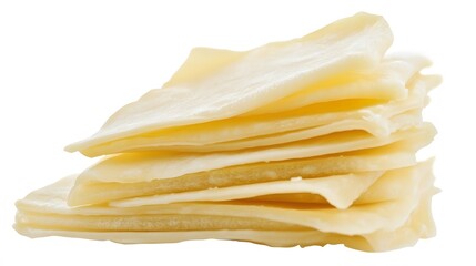 Food, Cassava Crepe, Photo Realistic, on Black Background, Abstract Image, Texture, Pattern Background, Wallpaper, Cover and Screen of Smartphone, PC, Laptop, 9:16 and 16:9 Format