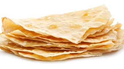 Food, Cassava Crepe, Photo Realistic, on Black Background, Abstract Image, Texture, Pattern Background, Wallpaper, Cover and Screen of Smartphone, PC, Laptop, 9:16 and 16:9 Format