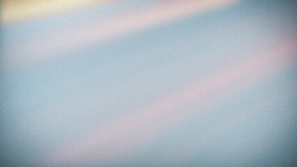 Soft gradient abstract with gentle hues of blue, pink, and yellow. The grainy texture adds depth, ideal for backgrounds, wallpapers, and templates