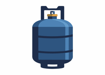 Propane Cyl. isolated on a white background vector art illustration