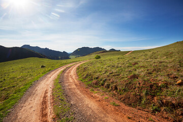 Road in mountains