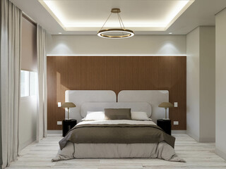 Interior renderings of Casa Laura, Nordic and Classic Style