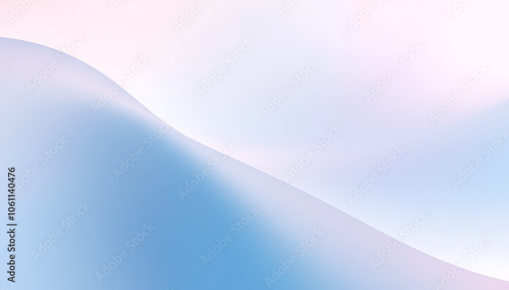 Poster a gradient of pastel colors, softly blended into one another with gentle curves, giving the impressi