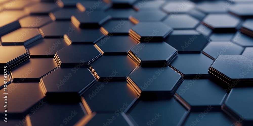 Poster complex crystalline structure with intricate geometric patterns, suggesting advanced technology and 