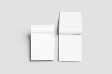 Blank a6 notebook white
