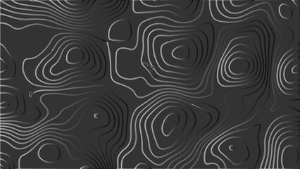 Topography vector background, banner. Imitation of a geographical map, contour lines. Modern design with topographic wavy pattern design.paper texture Imitation of a geographical map shades	
