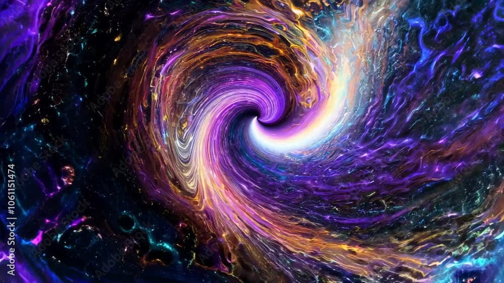 Sticker space texture 2d ai computer-generated generated storm fractal background illustration abstract astr