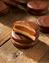 Alfajores de chocolate argentinos
