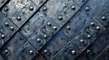 Fototapeta premium Steel background featuring metal plate design in high resolution