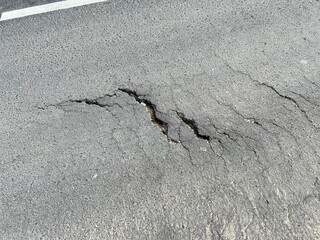 Damaged road 