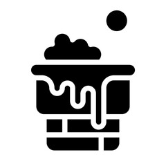 Chimney Top solid icon