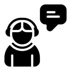 Customer Support solid icon