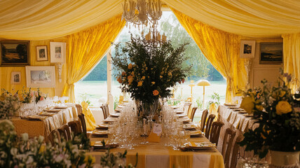 Cottage wedding decoration in the countryside, floral decor and event celebration, flowers, wedding aisle, wedding cake and tablescape, English country style idea