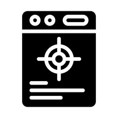 Web Browser solid icon