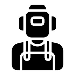 Welder solid icon