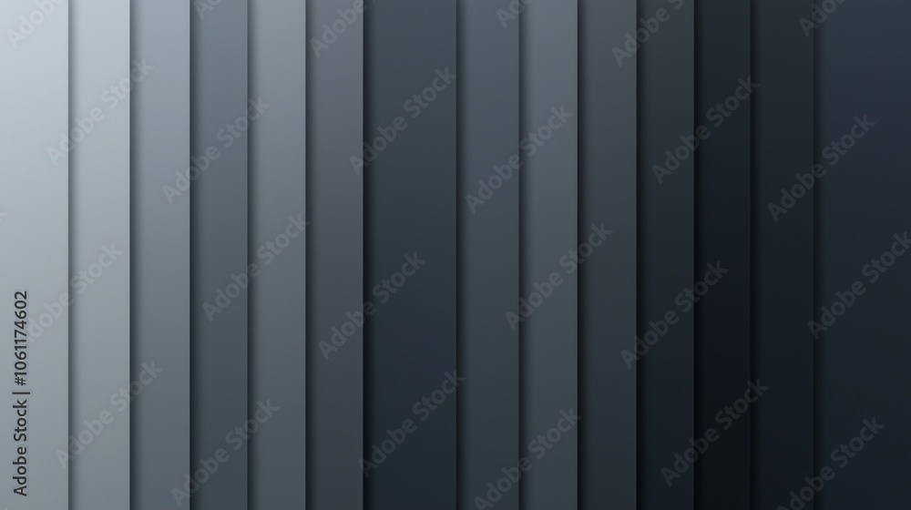 Poster elegant abstract background with vertical dark gray stripes creates a modern gradient effect, perfec