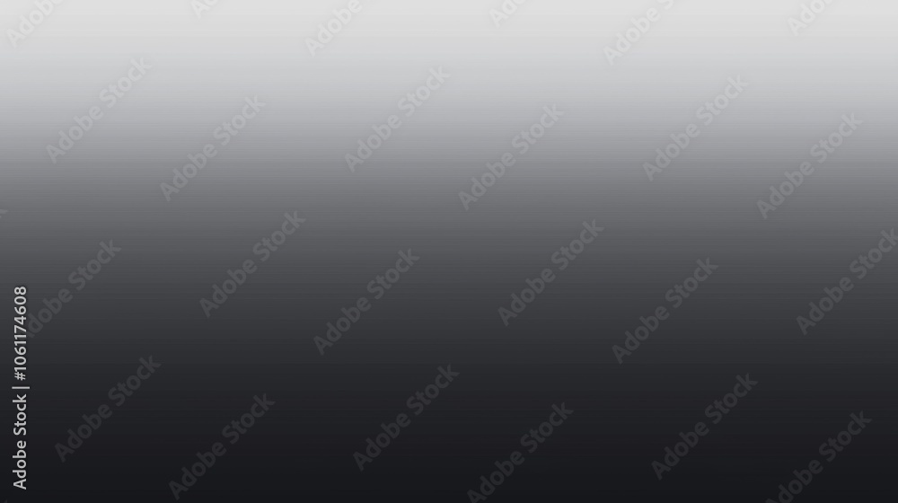 Poster gradient background smoothly transitioning from white to black, creating an abstract and elegant vis