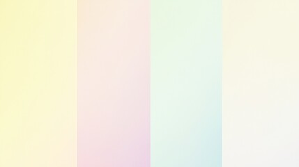 Fototapeta premium Four pastel colors creating a beautiful background with vertical stripes, perfect for graphic design projects, social media posts, or website banners, evoking feelings of calmness and serenity