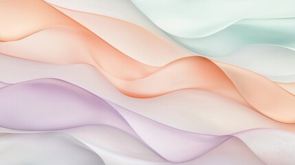 Fototapeta premium Graceful pastel stripes create a sophisticated abstract background, adding modern flair to any project