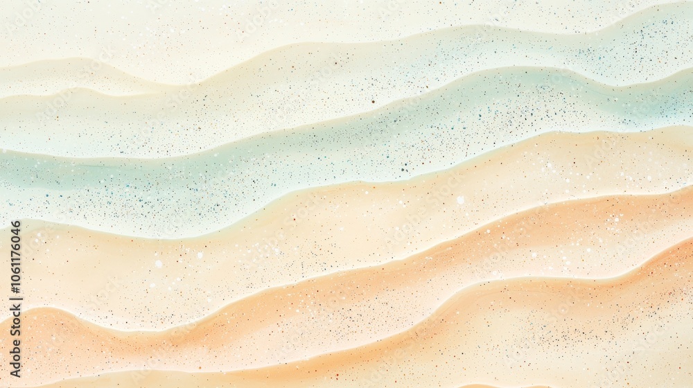 Poster glitter wavy pastels background creating a stunning visual effect, perfect for adding a touch of ele