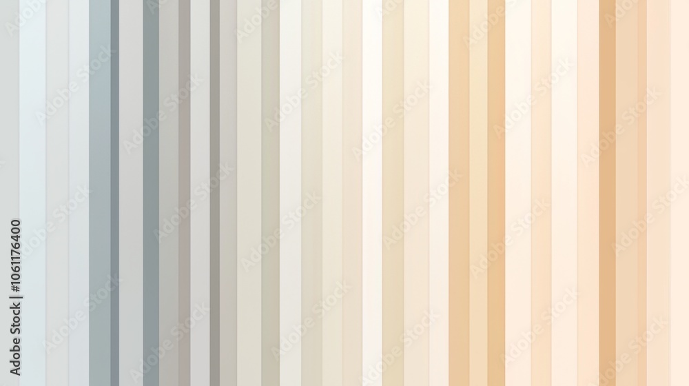 Poster subtle color transitions creating a gradient effect on vertical stripes, blending warm and cool tone