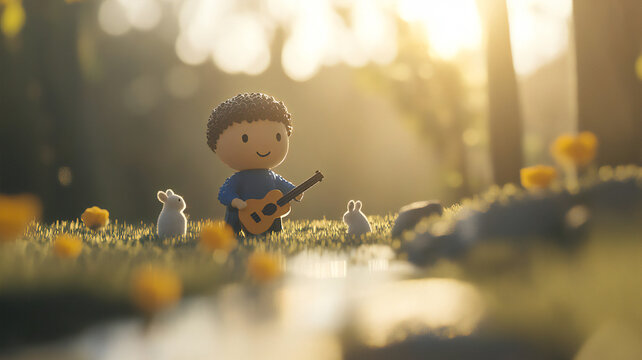 Little guitarists and forest dwellers.
