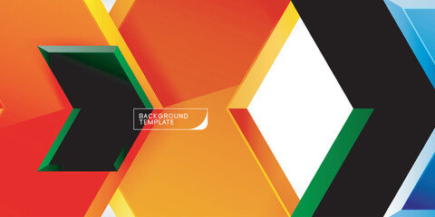 Arrow technology and business concept background. Vector Illustration For Wallpaper, Banner, Background, Card, Book Illustration, landing page