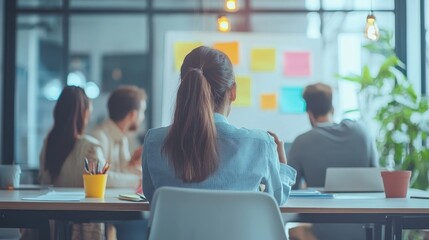Diverse Team Collaborating in Modern Office Space