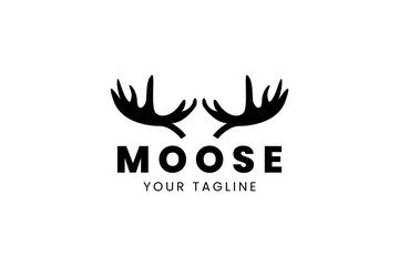 moose logo vector icon illustration