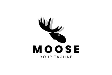 moose logo vector icon illustration