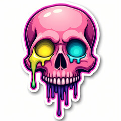 Fototapeta premium illustration of skull