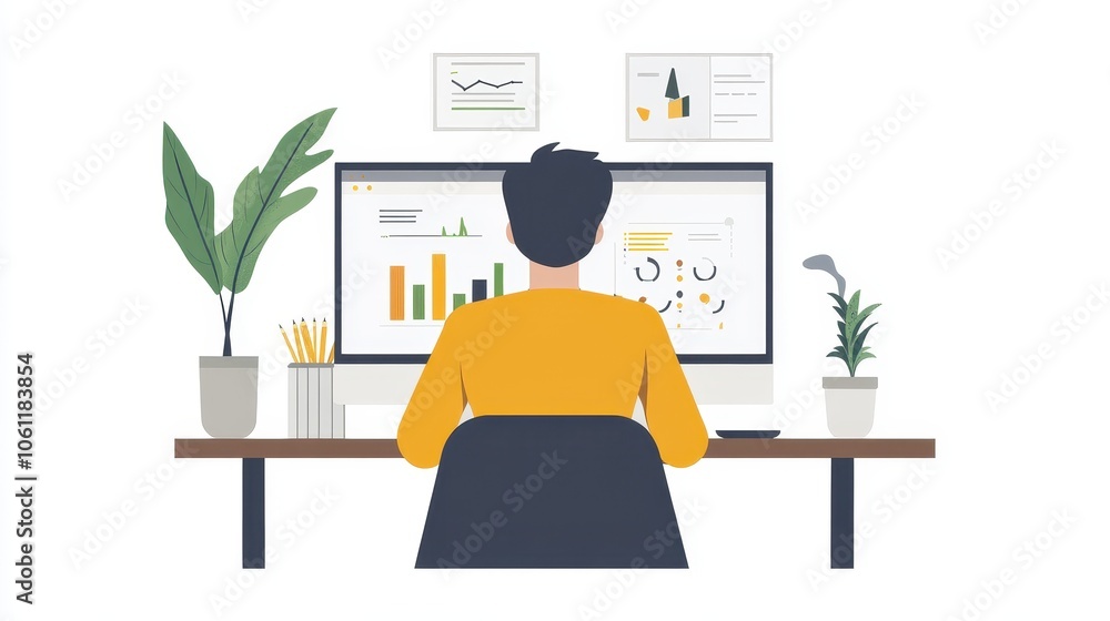 Poster analyzing business data: a focused approach to insights