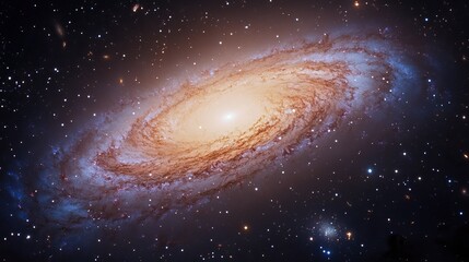 Fototapeta premium Galactic Odyssey: Exploring the Vastness of the Universe