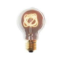 light bulb isolated on white