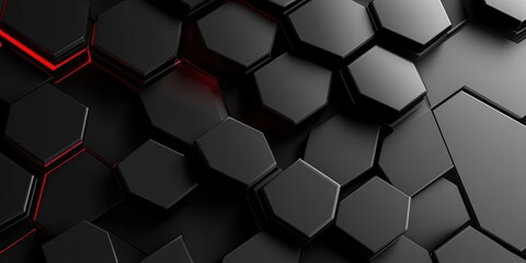Fototapeta premium hexagon shape background 