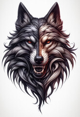 TRIBAL TATOO トライバル タトゥ 狼 wolf