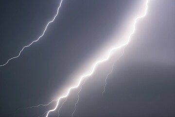 lightning in the night sky