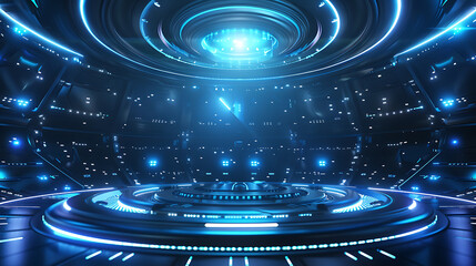electric podium background