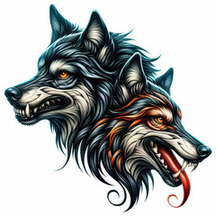 TRIBAL TATOO トライバル タトゥ 狼 wolf