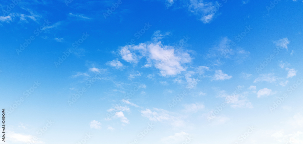 Wall mural sky is blue and clear with no clouds