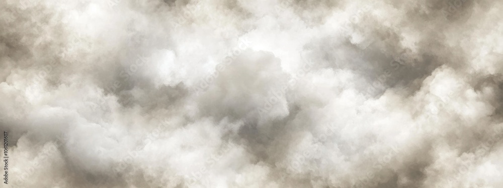 Poster a dense, cloudy sky with a soft, diffused light creating a moody atmosphere.