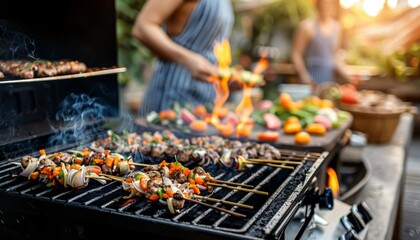 Naklejka premium Discover the joy of outdoor events a product enhancing fun at festivals and farmers markets
